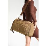 Unisex Kabin Boy Çapraz Askılı Omuz Çantası Seyehat Spor Çantası Hafif Klinkır Kumaş 40*25 Cm
