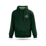 Unisex Kapşonlu Sweatshirt Ahtapot Tasarım Kapşonlu Sweatshirt, Nefti yeşil, M