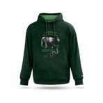 Unisex Kapşonlu Sweatshirt Anatomy Elephant Tasarım Kapşonlu Sweatshirt, Nefti yeşil, M