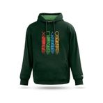 Unisex Kapşonlu Sweatshirt Gamer Sweatshirt, Nefti yeşil, S