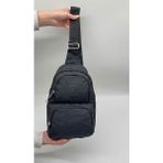 Unisex Krinkıl Su Geçirmez Modern Body Bag Çapraz Omuz Çantası 3300 Siyah