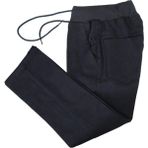 Unisex Lacivert Lastikli Bel (Ribanalı) Çocuk Pantolonu (Okul Pantolonu)