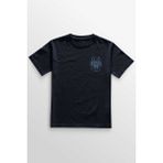 Unisex Lacivert T-Shirt Bozkurt Kurt Kafası Wolf Mavi Minimal Ön Baskılı Tişört - XL