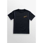 Unisex Lacivert T-Shirt Stronger Daha Güçlü Sporcu Gym Fitness Spor Minimal Ön Baskılı Tişört