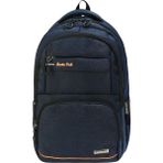 Unisex Lise Sırt Çantası Ortaokul Sırt Çantası 47*32 cm Kalın Su Geçirmez Kumaş - Lacivert