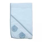 Unisex Mavi Polar Kulaklı Battaniye 90X90 Cm