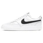 Unisex Nike Court Vison Low Next Nature Beyaz/Siyah Spor Ayakkabı Nefes Alabilir Yapı ile Konfor - Siyah Beyaz