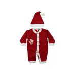 Unisex Noel Yılbaşı Bebek Tulumu