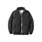 Unisex Oversize Siyah Waterproof Bomber Mont Siyah-L