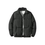 Unisex Oversize Siyah Waterproof Bomber Mont Siyah-XS