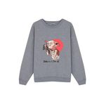 Unisex Oversize Sweatshirt HARRY POTTER DOBBY Gri 2XL