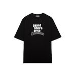 Unisex Oversize T-shirt GTA-San-Andreas Siyah M