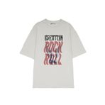 Unisex Oversize T-shirt LED ZEPPELIN Kum Gri M
