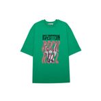 Unisex Oversize T-shirt LED ZEPPELIN Yeşil M