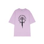 Unisex Oversize T-shirt LORD_OF_THE_RINGS 1 Lila XL