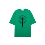 Unisex Oversize T-shirt LORD_OF_THE_RINGS 1 Yeşil S