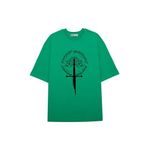 Unisex Oversize T-shirt LORD_OF_THE_RINGS 1 Yeşil XL