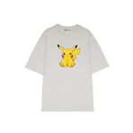 Unisex Oversize T-shirt Pokemon_Pikachu Kum Gri M