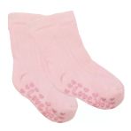 Unisex Pembe Love Kaydırmaz Taban Polar Çorap