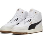 Unisex Puma Shuffle Downtown Mid Beyaz Sneaker Kadınlar İçin Düz Tabanlı Yetişkin Ayakkabı