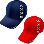 Unisex Punk Master Baseball Kep Şapka 2'Li Set