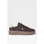 Unisex Rahat Hafif Termo Taban Kadın Sneaker Ayakkabı KAHVERENGİ