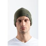 Unisex Rüzgar Geçirmez Kışlık Kulaklı Polar Bere Kulaklı Rüzgar Geçirmez - Standart - Haki - STD