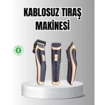Unisex Şarjlı Saç Ve Sakal Tıraş Makinesi – Ayarlanabilir Tarak Başlıkları, Sessiz Motor Mir28152336