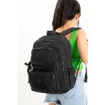 Unisex Sırt Çantası Hafif Yağmur Geçirmez Klinkır Kumaş Laptop Bölmeli Seyahat Çantası 43*30 Cm
