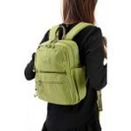 Unisex Sırt Çantası Paraşüt Kumaş Hafif Çok Cepli Yağmur Itici Kumaş 34*24 cm 571 Collection - 34 x 24 cm - Yeşil