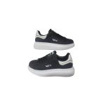 Unısex Siyah-Beyaz Ortopedik Düz Taban Sneaker Spor Ayakkabı Wckrs-99