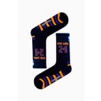 Unisex Siyah Mamba 24 Basketbol Spor Çorap