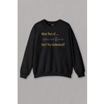 Unisex Siyah Sweatshirt Mathematica Science Bilim Fizik Matematik Denklem Baskılı Sweat