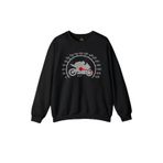 Unisex Siyah Sweatshirt Speedometer Hız Racing Baskılı Sweat Siyah