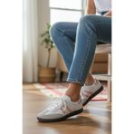 Unisex Spor Ayakkabı – Retro Günlük Sneaker Beyaz-Pembe 36