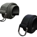 Unisex Spor Halka Tokalı Taktik Bez Kemer Seti 120cm