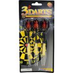 Unisex Spor Malzemeleri - Avessa 20 gr Pirinç 3 Lü Dart Oku Seti Kırmızı - AP502
