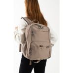 Unisex Su Geçirmez Kumaş Laptop Bölmeli Günlük, Seyehat ve Okul Sırt Çantası