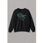 Unisex Sweatshirt Dinazor Dinosaurs T-Rex Streetwear Sokak Urban Baskılı Sweat