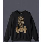 Unisex Sweatshirt Fitness Top Gym Tshirt Vücut Geliştirme Body Spor Baskılı Sweat