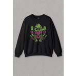Unisex Sweatshirt Icecream Skull Dondurma Kurukafa Street Wear Baskılı Sweat