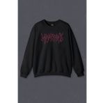 Unisex Sweatshirt Lovesick Blackpink Kpop Korea Gotik Baskılı Sweat