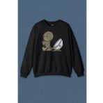 Unisex Sweatshirt Noodle Mummy Mumya Totem Komik Baskılı Sweat