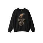 Unisex Sweatshirt The Cure Crown Music Rock Baskılı Sweat Siyah