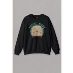 Unisex Sweatshirt Travel More Woswos Retro Hippi 60S 70S Baskılı Sweat