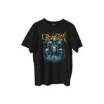 Unisex T-shirt Omen Gotik Skull Gothic Corpse Bride Siyah Baskılı Tişört Siyah