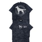 Unisex The Black Dog Sırt Baskılı Yıkamalı T-Shirt, Oversize Taylor Swift Temalı Vintage Tişört - Siyah
