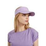 Unisex Uv Koruyucu Vizör Kasket Siperlik Tenis Şapka (LİLA, 55CM-61CM)