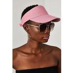 Unisex Uv Koruyucu Vizör Kasket Siperlik Tenis Şapka (PEMBE, 55CM-61CM)