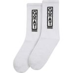 Unisex Vegan Beyaz Çorap - Goat Tasarım - Standart - Çok Renkli